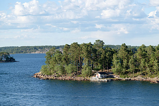 斯德哥尔摩,群岛,瑞典,海岸