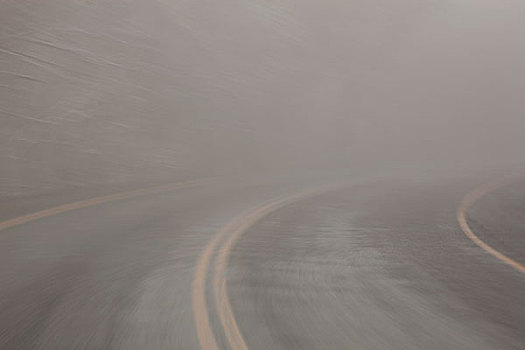 空路,遮盖,雾