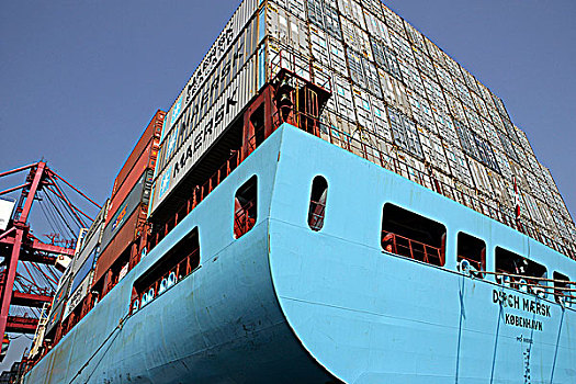 集装箱船,集装箱码头,香港