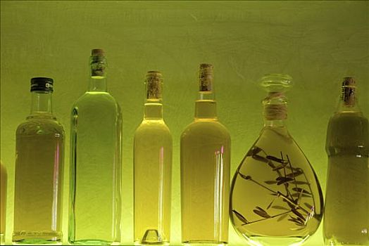 瓶子,橄榄油,餐馆,酒店,马赛,法国