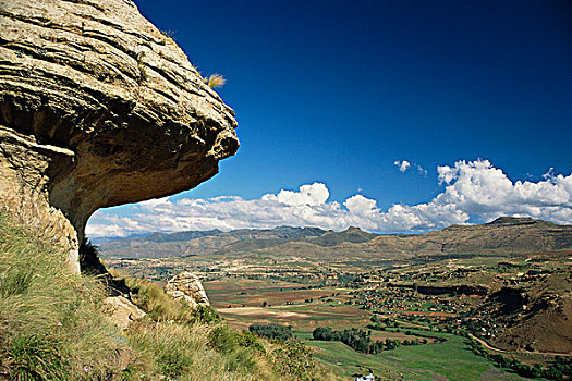 石头,农田,山,南非