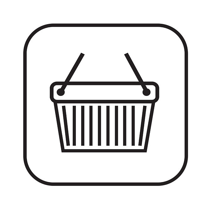 线条_购物篮_象征_插画_设计_高清图片_全景视觉