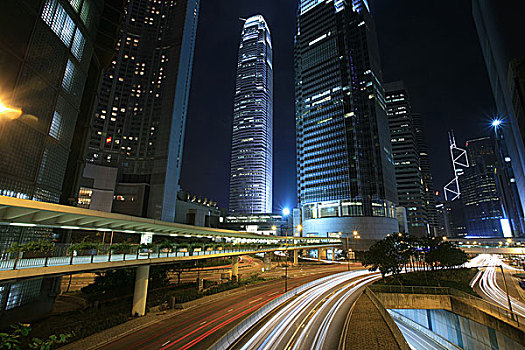 光影,夜晚,香港