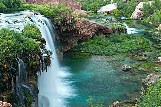 纳瓦霍,瀑布,预留,亚利桑那,美国