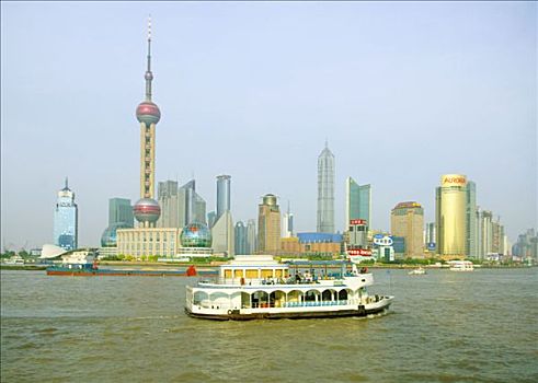 上海浦东金融区建筑群
