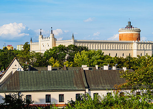 卢布林,城堡,老城,波兰,欧洲