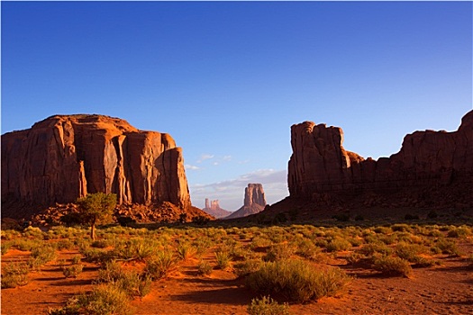 纪念碑谷,北方,窗户,风景,犹他