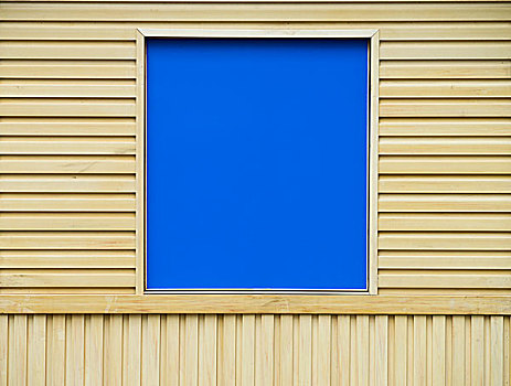 框架,蓝色,木板,背景,木墙
