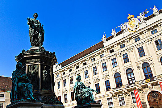 维也纳,霍夫堡,宫殿,广场