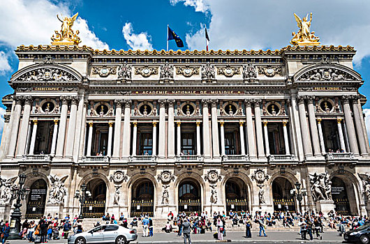歌剧院,国家,巴黎,加尼叶歌剧院,法国,欧洲
