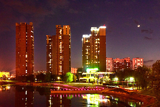 淮海公园夜景