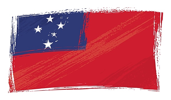 低劣,萨摩亚群岛,旗帜