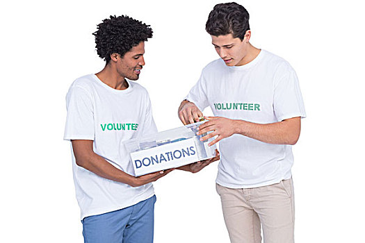 志愿者,收集,捐赠