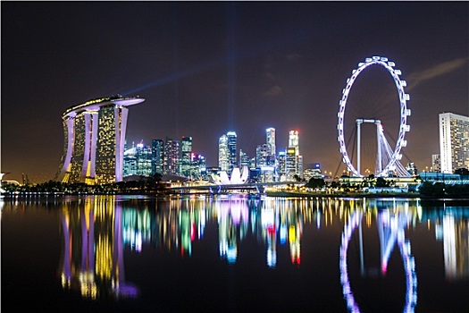 新加坡,夜晚,表演