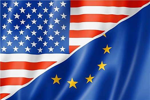 美国,欧洲,旗帜