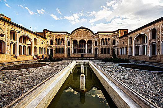内院,历史,房子,伊斯法罕省,伊朗