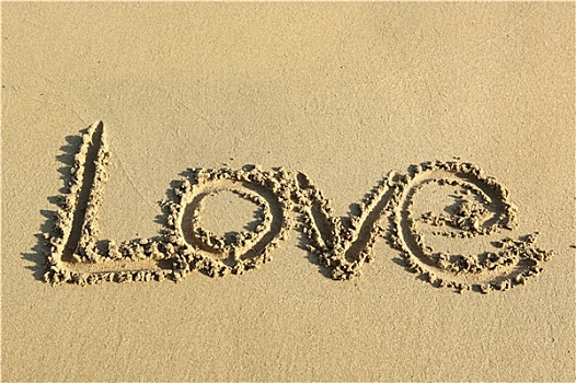 爱情,沙滩
