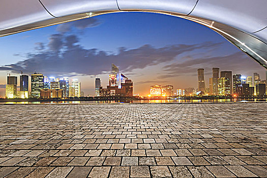 杭州城市广场夜景