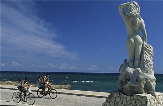 古巴,路线,雕塑,计划