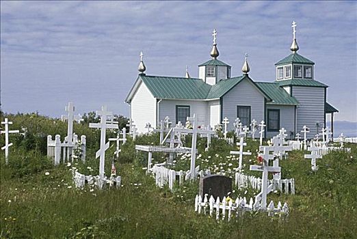 墓地,正面,教堂