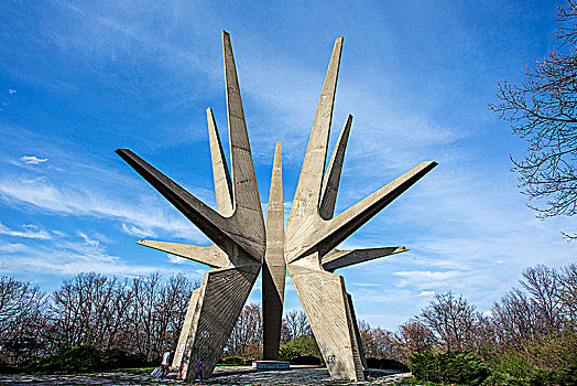 塞尔维亚的前南斯拉夫红星纪念碑