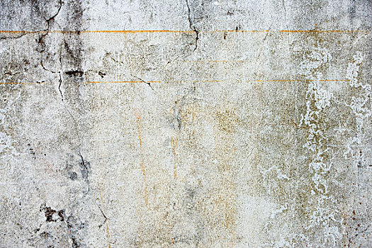 混凝土墙,缝隙,生锈,条纹,特写