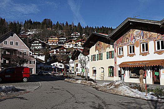 奥地利小镇mittenwald