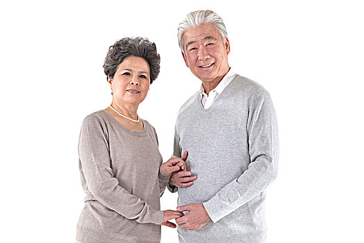 東方中老年夫婦肖像