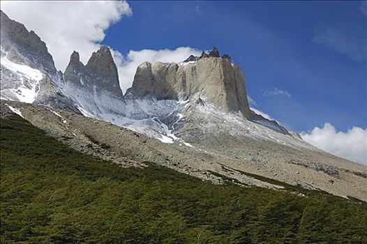 云,风景,托雷德裴恩国家公园,巴塔哥尼亚,智利