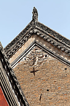 武当山琼台中观的砖雕