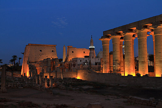 寺庙,路克索神庙,埃及