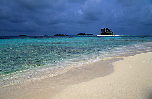 巴拿马,岛屿,白沙滩