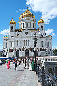 大教堂,耶稣,救星,莫斯科,俄罗斯,欧亚大陆
