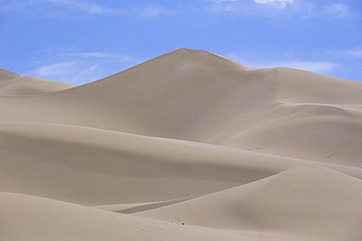 蒙古,戈壁沙漠,靠近,沙丘