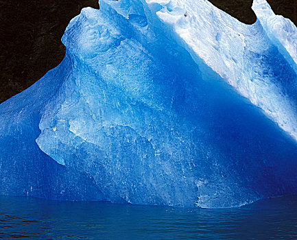 冰山,阿拉斯加,特写
