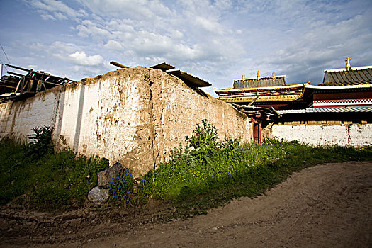 郎木寺,建筑,佛教,喇嘛寺,宗教,藏族,传统,文化,信仰,民族,寺庙