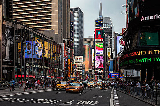 光亮,广告,时代广场,曼哈顿中城,纽约,美国