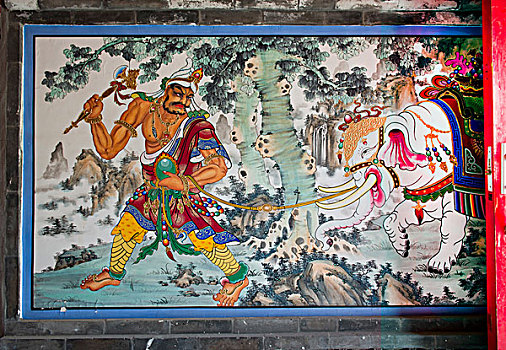 青海省西宁塔尔寺壁画