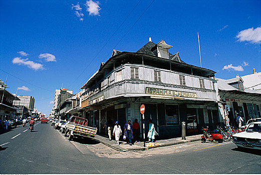 街景,路易港,毛里求斯