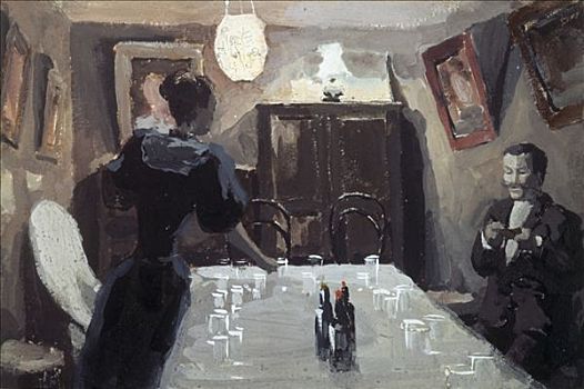 期待,1894年,俄罗斯,画廊,莫斯科
