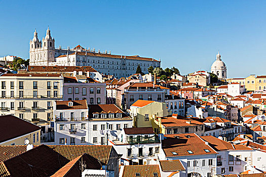 风景,阿尔法马区,地区,里斯本,葡萄牙