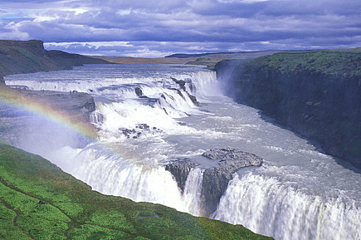 冰岛,靠近,雷克雅未克,彩虹