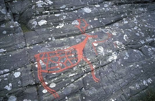 石器时代,石刻,挪威