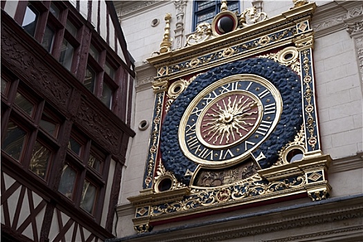 格罗,中世纪,钟表,鲁昂