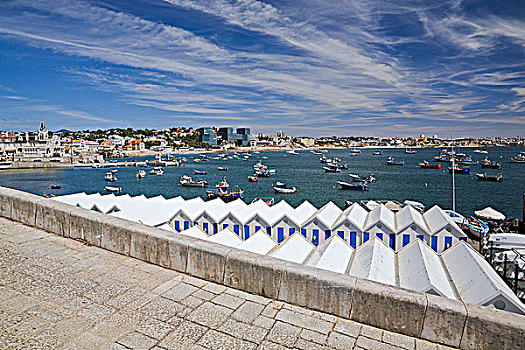 船,港口,卡斯卡伊斯,葡萄牙