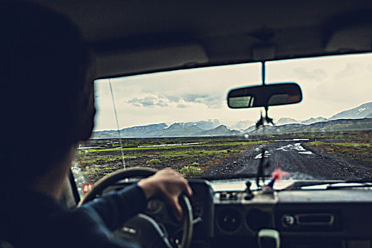 游客,驾驶,冰岛
