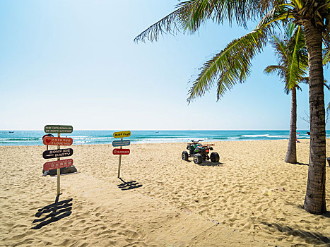 海南清水湾私属海滩指示牌