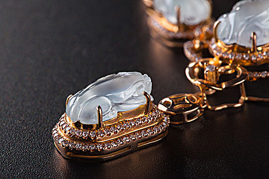翡翠珠宝工艺品玉器镶嵌项链