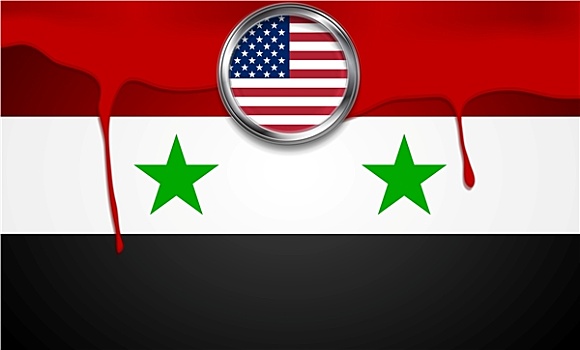 美国,叙利亚,政治,概念,背景