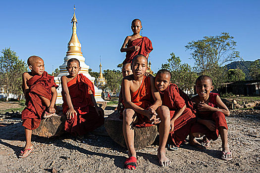 新信徒,塔,卡劳,掸邦,缅甸,亚洲